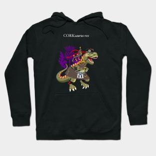 Clanosaurus Rex CORKsaurus Plaid Cork Irish Ireland Family Tartan Hoodie